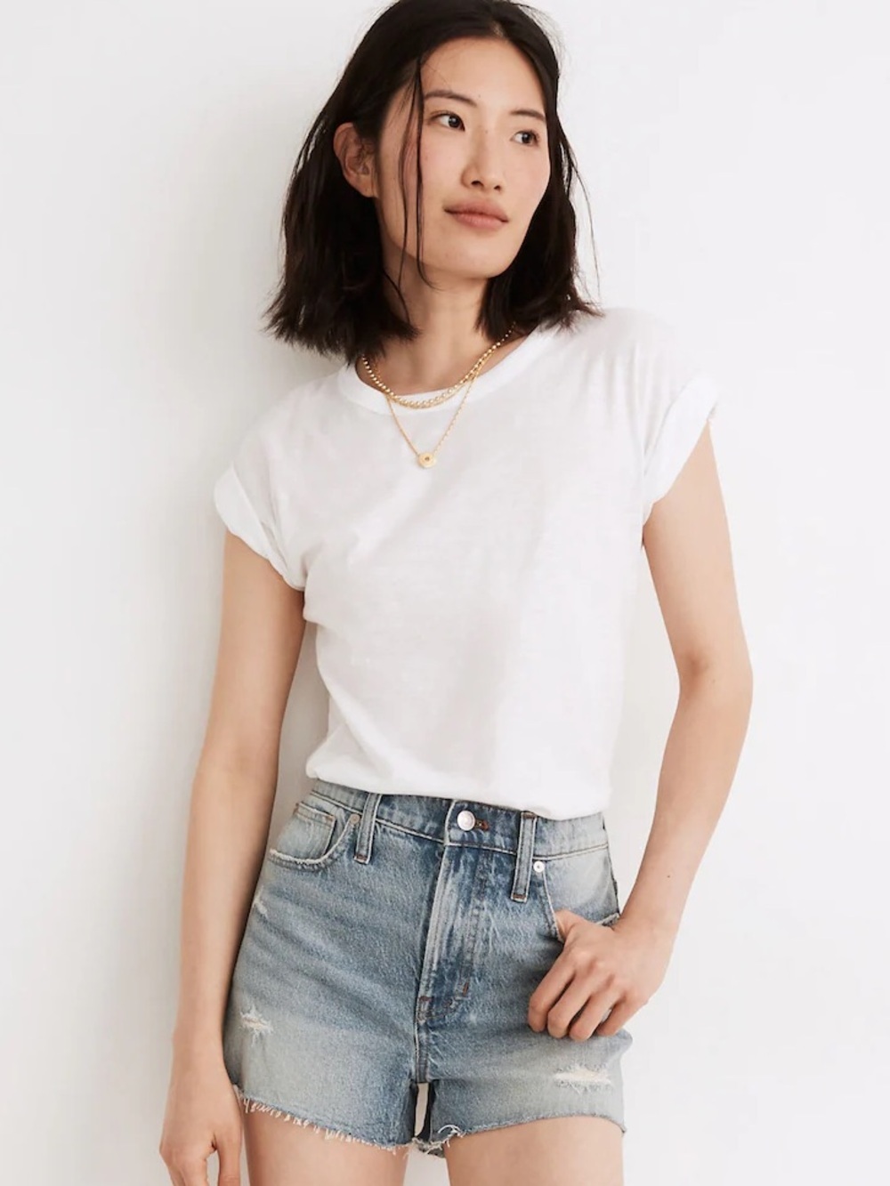 Madewell The Perfect Jean Short in Snyder Wash- Size 26